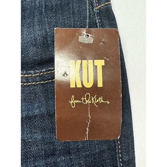 NWT Kut from the Kloth Women's Catherine Boyfriend Blue Jeans - Size 2P (28x27) - Picture 4 of 8